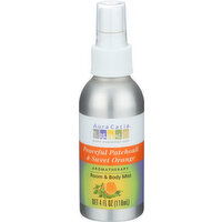 Aura Cacia Patchoulisweet Aromatherapy Mist Peaceful Patchouli & Sweet Orange - 4 Fluid Ounce