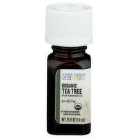 Aura Cacia Organic Essential Oil Tea Tree - 0.25 Fluid Ounce