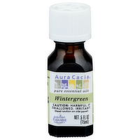 Aura Cacia Wintergreen Pure Essential Oils - 0.5 Fluid Ounce