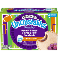 Smucker's Uncrustables Peanut Butter & Grape Jelly Sandwich - 2 Ounce - 4 Count