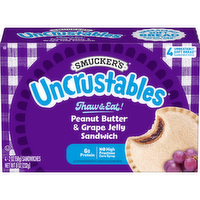 Smucker's Uncrustables Peanut Butter & Grape Jelly Sandwich - 2 Ounce - 4 Count