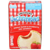 SMUCKER'S Smucker Uncrustables Peanut Butter And Strawberry - 2 Ounce - 4 Count