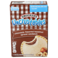 Smucker's Uncrustables Chocolate Flavored Hazelnut Spread Sandwich - 1.8 Ounce - 4 Count