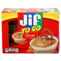Jif To Go Creamy Peanut Butter - 1.5 Ounce - 8 Count