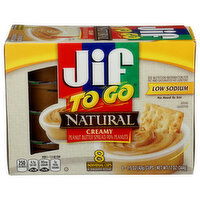 Jif Natural Creamy Peanut Butter 8 Cups - 1.5 Ounce - 8 Count