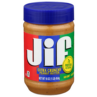Jif Peanut Crunchy Butter - 16 Ounce