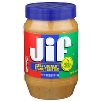 Jif Extra Crunchy Peanut Butter - 40 Ounce