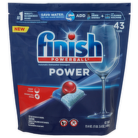 Finish Powerball Power Automatic Dishwasher Detergent - 0.405 Ounce - 43 Count