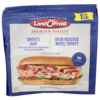 Land O'frost Lando'frost Smoked Ham Oven Roasted White Turkey - 20 Ounce