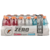 Gatorade Zero Variety Pack - 12 Fluid Ounce - 18 Count