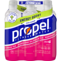 Propel Energy Boost Enhanced Water Raspberry Green Tea - 101.4 Fluid Ounce