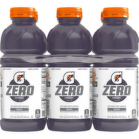 Gatorade Zero Sugar Thirst Quencher Grape, X 6 - 120 Fluid Ounce