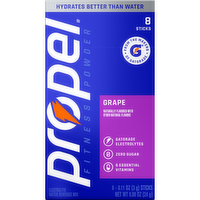 Propel Grape Electrolyte Beverage Mix - 0.88 Ounce