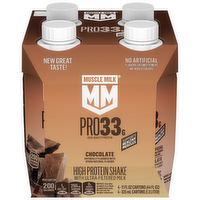 Muscle Milk Pro33 Chocolate Protein Shakes - 44 Fluid Ounce