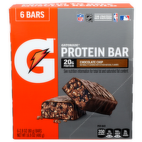 Gatorade Chocolate Chip Protein Bar - 2.817 Ounce - 6 Count