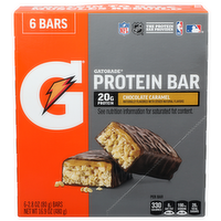 Gatorade Chocolate Caramel Protein Bar - 2.817 Ounce - 6 Count