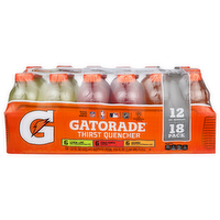 Gatorade Lemon-Lime Fruit Punch Orange - 12 Fluid Ounce - 18 Count