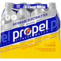 Propel Zero Sugar Electrolyte Water Beverage Lemon - 202.8 Fluid Ounce