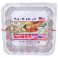 Handi-Foil Pans & Lids - 2 Count