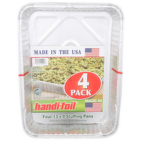 Handi-Foil Stuffing Pans - 4 Count