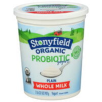 STONYFIELD ORGANIC Plain Yogurt Whole Milk - 2 Pound
