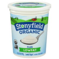 Stonyfield Organic Plain Yogurt Low Fat - 2 Pound