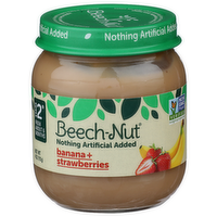 Beech-Nut Banana + Strawberries Stage 2 Baby Food - 4 Ounce