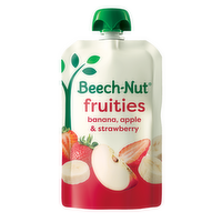 Beech-Nut Stage 2 Banana Apple & Strawberry Baby Puree, Pouch - 3.5 Ounce