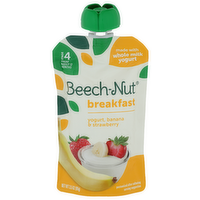 Beech-Nut Yogurt Banana & Strawberry, Breakfast, Stage 4 (from About 12 Months) - 3.5 Ounce