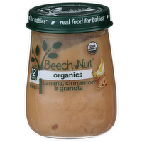 Beech-Nut Organics Banana, Cinnamon & Granola - 4 Ounce