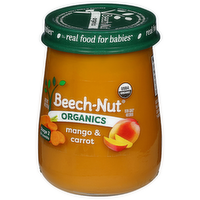 Beech-Nut Organics Stage 2 Organic Baby Food, Mango & Carrot, Jar - 4 Ounce