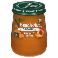 Beech-Nut Organics Baby Food Puree, Mango & Carrot, Jar - 4 Ounce