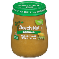 BEECH-NUT Naturals Sweet Corn & Green Beans - 4 Ounce