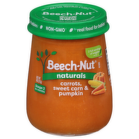 Beech-Nut Naturals Baby Food, Carrots Sweet Corn & Pumpkin, Jar - 4 Ounce