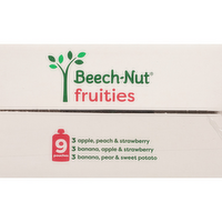 Beech-Nut Fruities Stage 2 Baby Food Variety Pack, Pouch 9 Pack - 31.5 Ounce