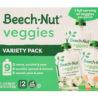 Beech-Nut Variety Pack Stage 2 Baby Food - 31.5 Ounce