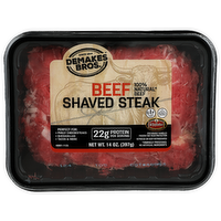 Demakes BROS. Beef Shaved Steak - 14 Ounce