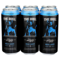 The Bull Bold Lager - 16 Fluid Ounce - 6 Count