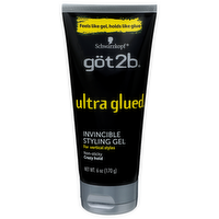 Schwarzkopf Got2b Ultra Glued Invincible Styling Gel - 6 Ounce