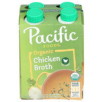 Pacific Foods Organic Chicken Broth - 8 Fluid Ounce - 4 Count