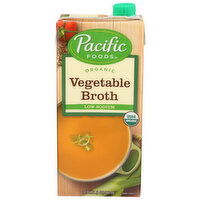 Pacific Foods Broth Low Sodium Vegetable - 32 Fluid Ounce