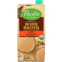 Pacific Foods Organic Beef Bone Broth Unsalted - 32 Ounce