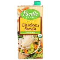 Pacific Foods Chicken Stock Unsalted - 32 Fluid Ounce