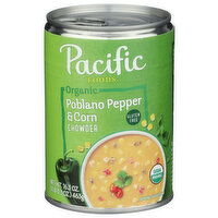 Pacific Foods Poblano Pepper & Corn Chowder Soup - 16.3 Ounce