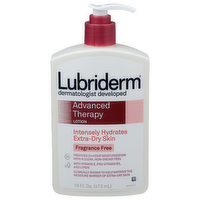 Lubriderm Fragrance Free Advanced Therapy Lotion - 16 Fluid Ounce