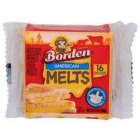 Borden Prepared Cheese Product American Melts - 0.75 Ounce - 16 Count