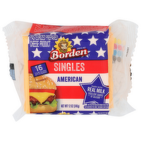 Borden Prepared Cheese Product American Singles - 0.75 Ounce - 16 Count
