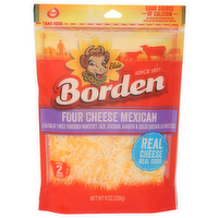 BORDEN Four Cheese Mexican - 8 Ounce