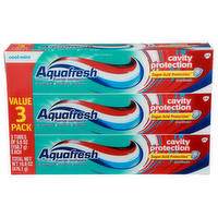 Aquafresh Cool Mint Cavity Protection Fluoride Toothpaste - 5.6 Ounce - 3 Count