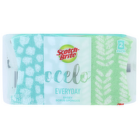 SCOTCH-BRITE Everyday Sassy Scrub Sponges - 2 Count